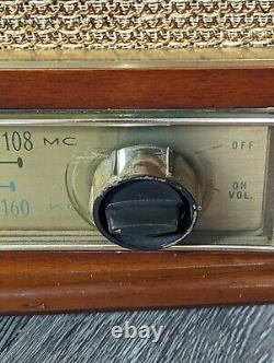 Vintage Zenith Long Distance Tube Radio G730 S-52224 Tested Works