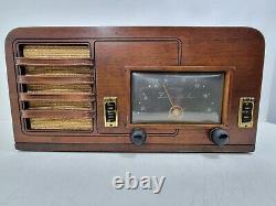 Vintage Zenith Model 5K037 Wood Tube Radio Transoceanic RARE! For Parts/Repair