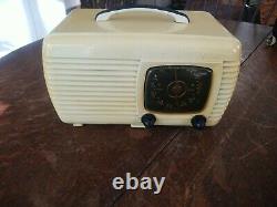 Vintage Zenith Model 6D510W Tube Radio Restored Working