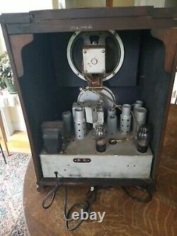 Vintage Zenith Model 6-S-27 Tombstone Radio Recapped, Perfect For Restoration