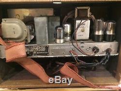 Vintage Zenith Model 6g601m Long Distance Vaccum Tube Radio Wavemagnet