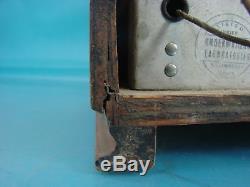 Vintage Zenith Model 807 Art Deco Wooden Knobs Tombstone Tube Radio WithCloth Cord