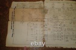 Vintage Zenith Model B600 Chasis Trans-Oceanic with Antenna & Schematic Diagram