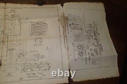 Vintage Zenith Model B600 Chasis Trans-Oceanic with Antenna & Schematic Diagram