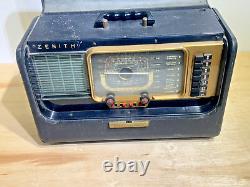 Vintage Zenith Model H-500 Wave Magnet Trans Oceanic Radio & Bulk Parts AS-IS