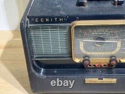 Vintage Zenith Model H-500 Wave Magnet Trans Oceanic Radio & Bulk Parts AS-IS