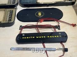 Vintage Zenith Model H-500 Wave Magnet Trans Oceanic Radio & Bulk Parts AS-IS