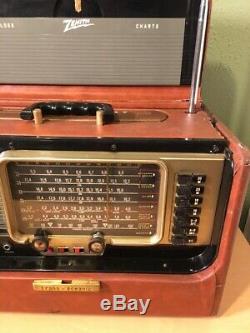 Vintage Zenith R600 Trans-Oceanic Multiband Radio ShortWave Magnet Tube Portable