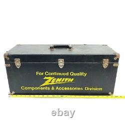 Vintage Zenith Radio & TV Repairman Tube Caddy Replacement Part Components Case