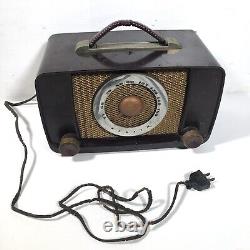 Vintage Zenith S-14888 Bakelite Tube Radio Tested Working Antique