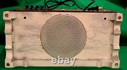 Vintage Zenith S-58040 Updated Bluetooth Conversion Radio in Wooden Cabinet