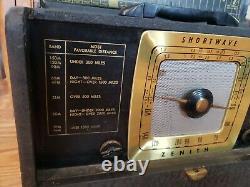 Vintage Zenith Shortwave Radio L507 Model-UNTESTED
