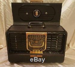 Vintage Zenith Super Trans-Oceanic Radio Model H500, Chassis 5H40, Tube Radio
