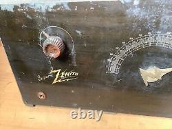 Vintage Zenith Super VII Super X 1925 Tube Radio Chassis FREE SHIPPING