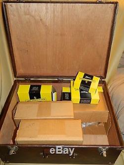 Vintage Zenith TV Radio Repairman Tool Box RCA Tube Case Box Advertising Brown