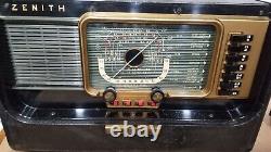 Vintage Zenith TransOceanic Radio Model G500 5G40 WORKING #6 Spare Tubes