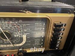 Vintage Zenith TransOceanic Wavemagnet Tube Radio H500 Working