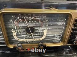 Vintage Zenith TransOceanic Wavemagnet Tube Radio H500 Working