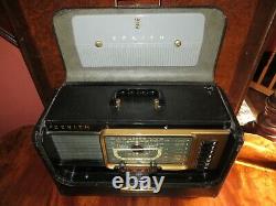 Vintage Zenith Trans-Oceanic Model H500 Radio Working With Operating Guide