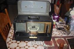 Vintage Zenith Trans Oceanic Model H500 Shortwave Radio 5H40 not tested