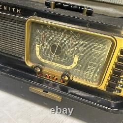 Vintage Zenith Trans Oceanic Model H500 Shortwave Radio. Tested Working