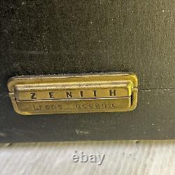 Vintage Zenith Trans Oceanic Model H500 Shortwave Radio. Tested Working