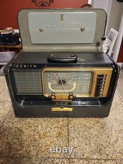 Vintage Zenith Trans Oceanic Model H500 Shortwave Radio Working Loud Hum #2