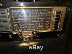 Vintage Zenith Trans-Oceanic Model R600 Tube Radio Table Radio Oceanic AS IS