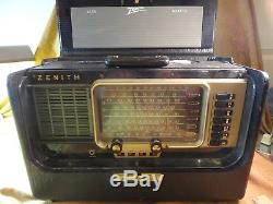 Vintage Zenith Trans-Oceanic Radio Model A600 6A40-6A41 Free S&H USA
