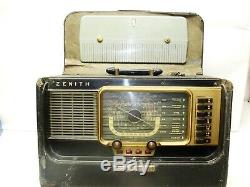 Vintage Zenith Trans-Oceanic Radio Model H500 Working