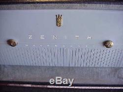 Vintage Zenith Trans Oceanic Short Wave Magnet Radio H500 Sounds Great WOW