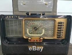 Vintage Zenith Trans-Oceanic Tube Radio Model A600 WORKS
