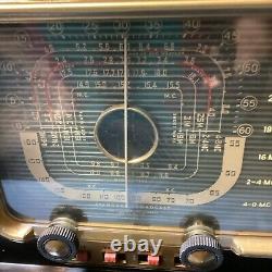 Vintage Zenith Trans-Oceanic Wave Magnet 7 Wave Tube Shortwave Radio