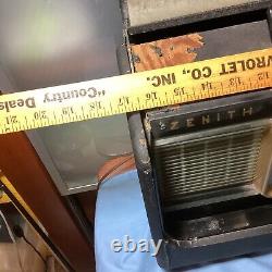 Vintage Zenith Trans-Oceanic Wave Magnet 7 Wave Tube Shortwave Radio