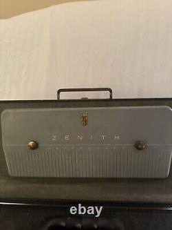 Vintage Zenith Trans Oceanic Wave Magnet H-500 Multi-Band Tube Radio Nice