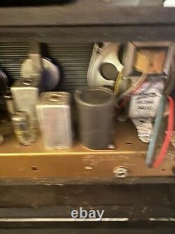 Vintage Zenith Trans Oceanic Wave Magnet H-500 Multi-Band Tube Radio Nice