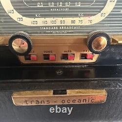 Vintage Zenith Trans-Oceanic Wave Magnet Model H500 Multi-Band Radio. Manuals