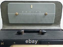 Vintage Zenith Trans-Oceanic Wave Magnet Model H500 Multi-Band Radio. WORKS