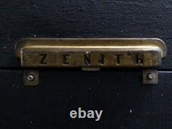 Vintage Zenith Trans-Oceanic Wave Magnet Model H500 Multi-Band Radio. WORKS