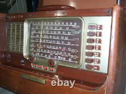 Vintage Zenith Trans-Oceanic Wave-Magnet Radio, Model A600L, Super Deluxe