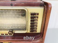 Vintage Zenith Trans-Oceanic Wave Magnet Radio Powers On Repair Manual L600