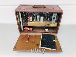 Vintage Zenith Trans-Oceanic Wave Magnet Radio Powers On Repair Manual L600