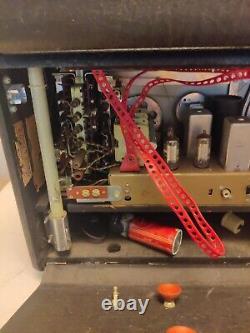 Vintage Zenith Trans Oceanic Wave Magnet Y600 Radio For Parts Turns On Read