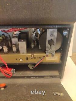 Vintage Zenith Trans Oceanic Wave Magnet Y600 Radio For Parts Turns On Read