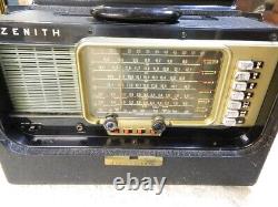 Vintage Zenith Trans Oceanic Wave Magnet Y600 Short Wave Radio Works Great