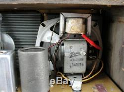 Vintage Zenith Trans-oceanic Wavemagnet Tube Radio Sw Multi-band Portable Case