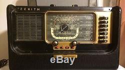 Vintage Zenith Transoceanic H500 Radio-WaveMagnet 1950s Works inc Manual