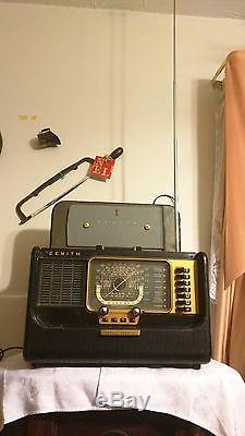 Vintage Zenith Transoceanic H500 Radio-WaveMagnet 1950s Works inc Manual