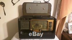 Vintage Zenith Transoceanic H500 Radio-WaveMagnet 1950s inc Headphones