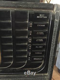 Vintage Zenith Transoceanic Radio 1948 Model 8G005TZ1Y Working